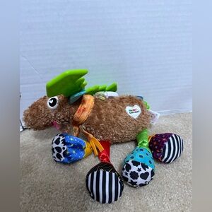 Lamaze Mortimer Moose Activity Toy Plush Baby Teether Rattle Crinkle Clip On 9”